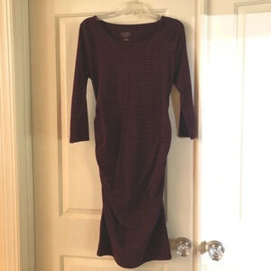 Maternity striped midi, Sz small